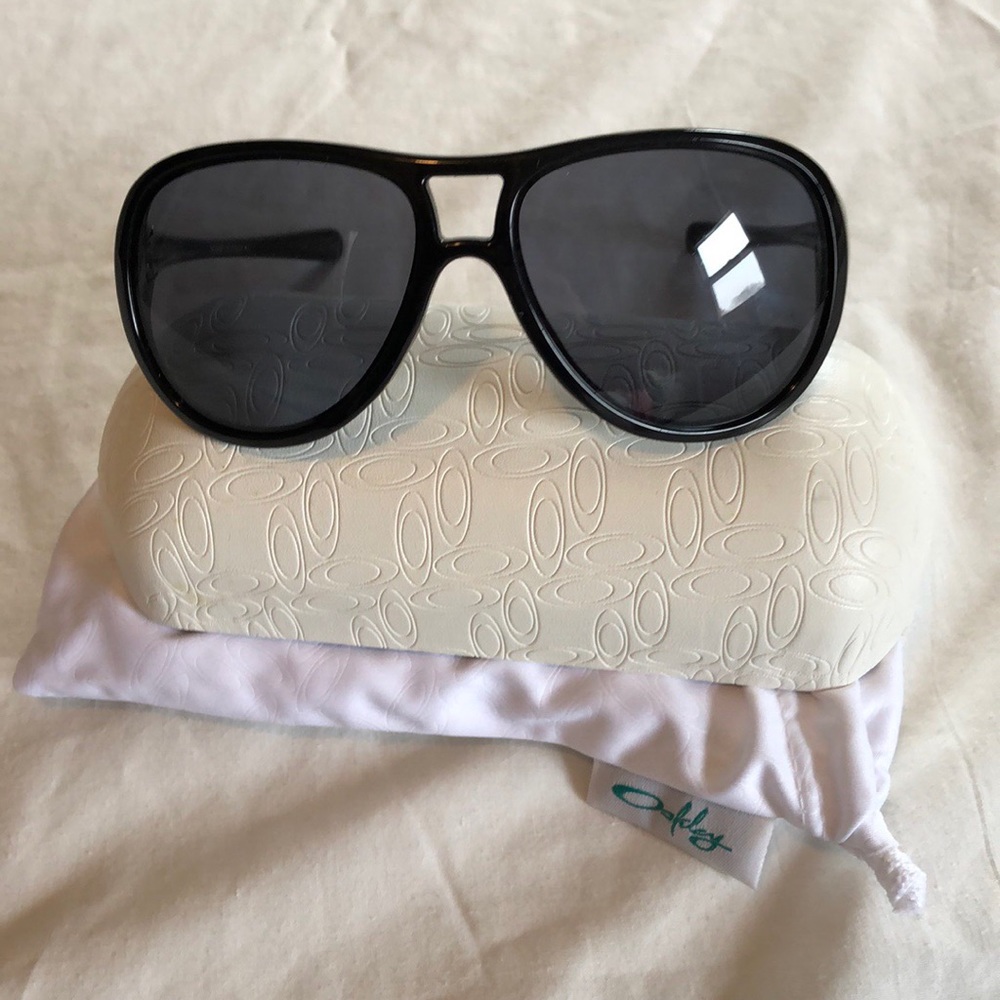 Oakley Black and White Sunglasses